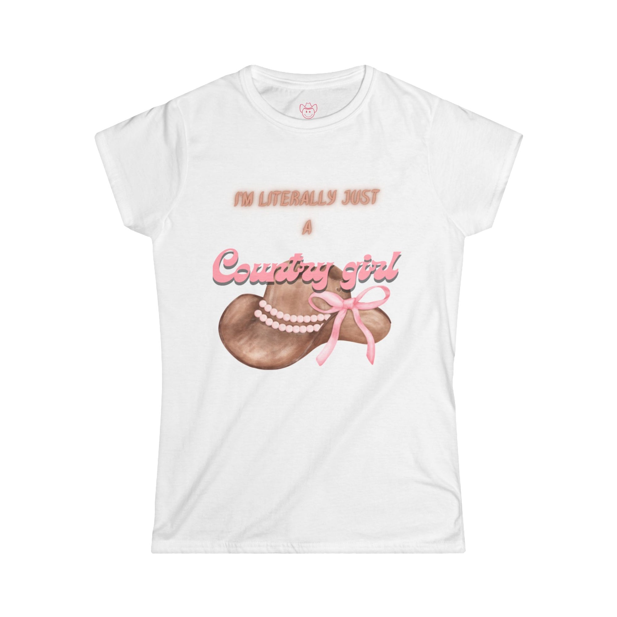 Country Girl Softstyle Tee, Western Apparel, Cowgirl Shirt, Rodeo Tee, Casual Wear, Gift for Her, Summer Fashion